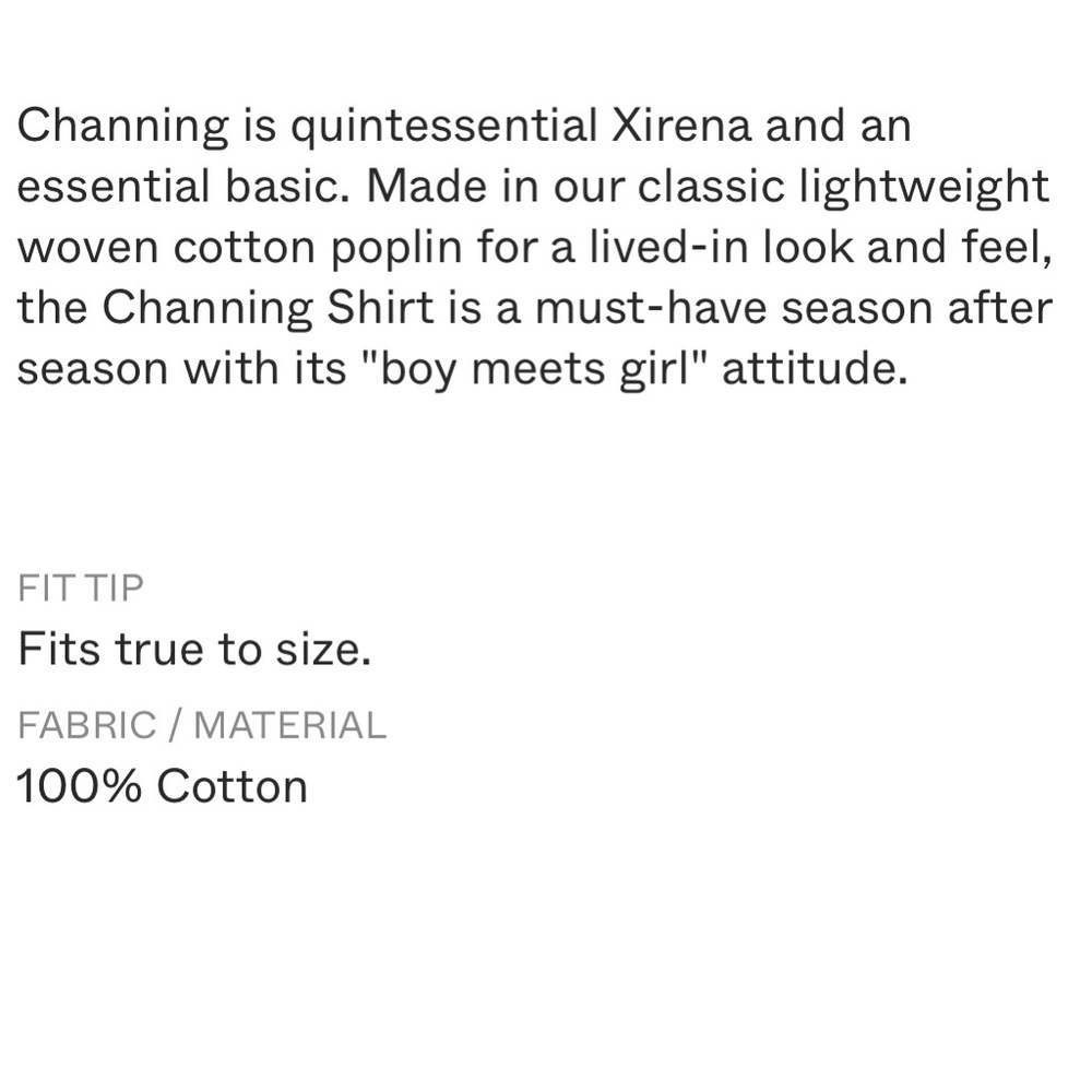 XiRENA Channing Classic Shirt L - Picture 6 of 6